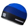 Bonnet Sportful Squadra Race Hat céramique bleue - noir
